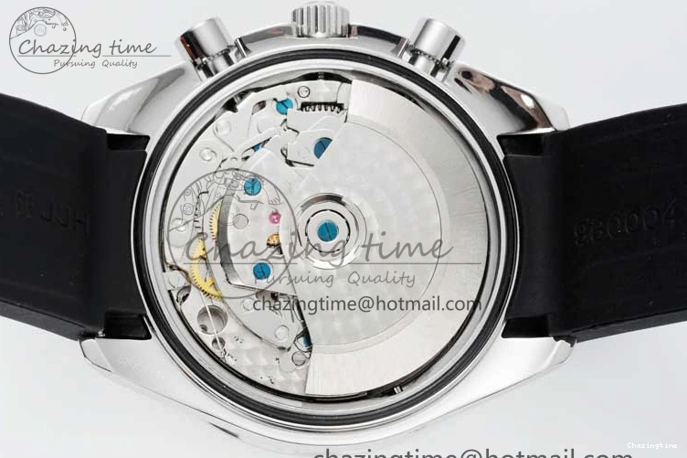 1227 SportInspired Speedmaster Racing Master SS HKF Best Edition Blue Black Dial on Black Rubber Strap A 7817